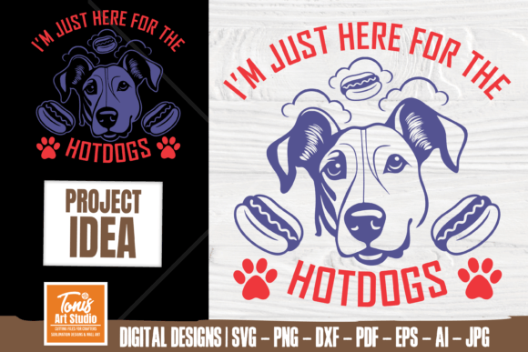 Dog 4th of July SVG PNG, Hot Dog Clipart