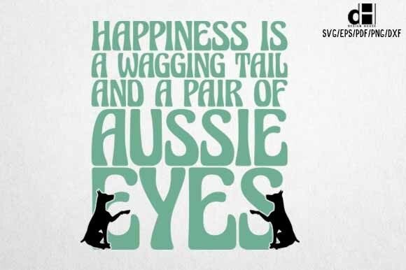 Dog Australian Shepherd SVG