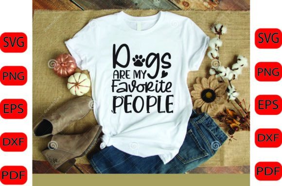 Dogs Are My Favorite People SVG DESIGN