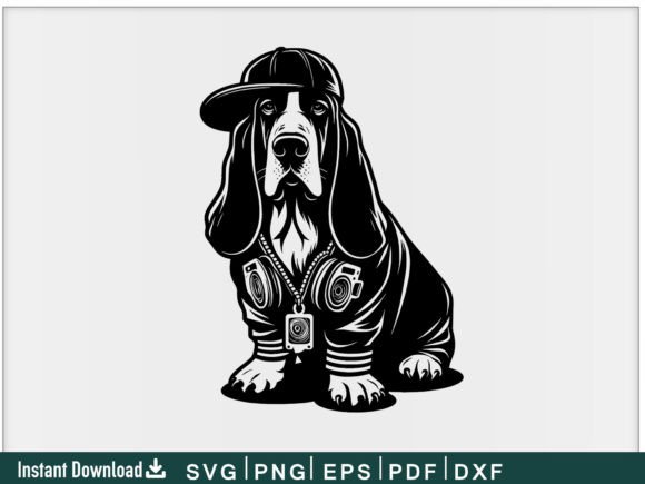 Funny Hip Hop Basset Hound Dog Svg: A Designer's Review