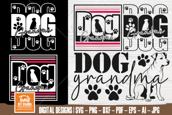 Fur Grandma Love Dog Grandma SVG PNG Review
