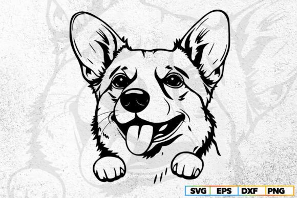 Peeking Corgi Svg: A Designer's Review