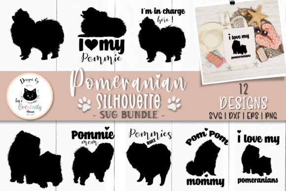 Pomeranian Dog Silhouettes: A Designer's Review